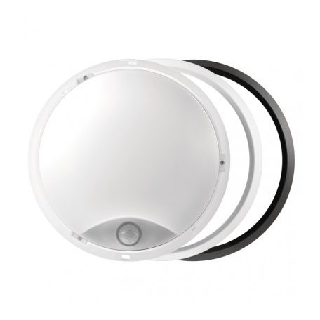 EMOS LED felületre szerelhető lámpatest ZURI, kör, 14W 1000lm PIR érzékelővel IP54 meleg fehér