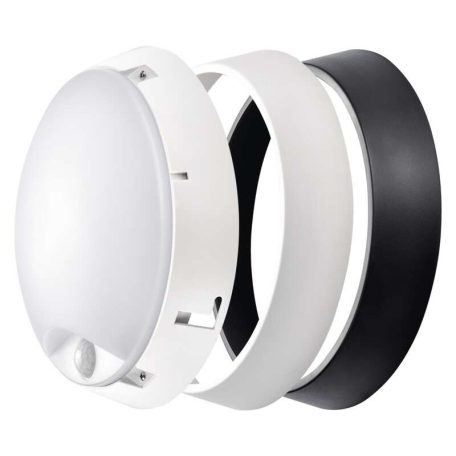 EMOS LED felületre szerelhető lámpatest ZURI, kör, 1100lm IP54 PIR érzékelővel, természetes fehér