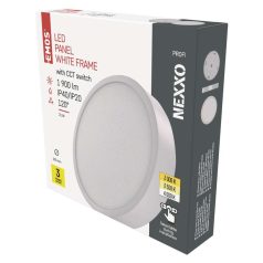   EMOS LED felületre szerelhető lámpatest NEXXO, kör, fehér, 21W, állítható színhőmérséklet