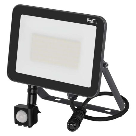 EMOS LED reflektor Inovo mozgásérzékelővel 50W 5500lm IP65, természetes fehér