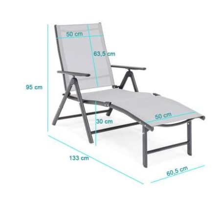 Comfort napozóágy, dönthető és állítható