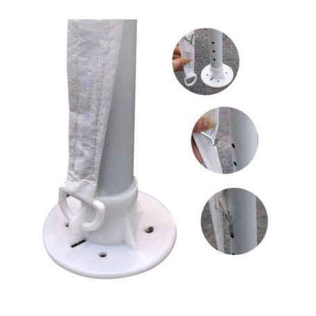 Party sátor fehér színben 3x6 méter