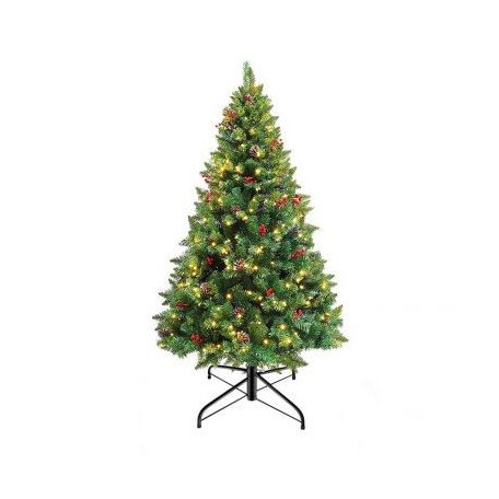 260LED-es műfenyő 180cm, melegfehér