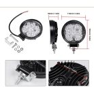 Ledes munkalámpa 12V/24V 9 ledes E jeles