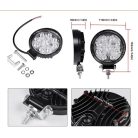 Ledes munkalámpa 12V/24V 9 ledes E jeles