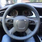 Audi bőr kormányvédő – méretpontos, varrható kivitel