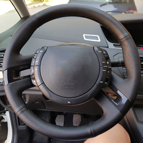 Citroen bőr kormányvédő – méretpontos, varrható kivitel