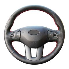 Kia bőr kormányvédő – méretpontos, varrható kivitel