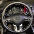 Kia bőr kormányvédő – méretpontos, varrható kivitel