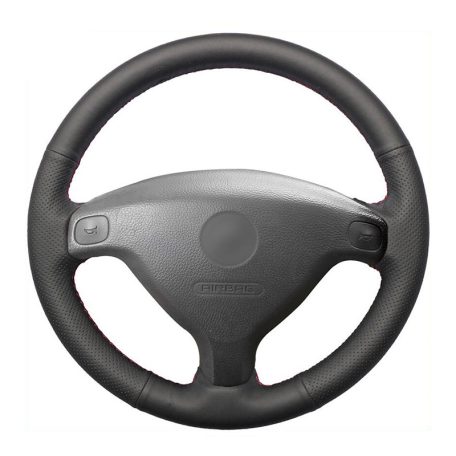 Opel Astra G bőr kormányvédő – méretpontos, varrható kivitel fekete