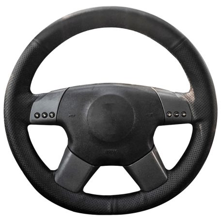 Opel Vectra C bőr kormányvédő – méretpontos, varrható kivitel fekete