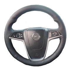   Opel Inisignia bőr kormányvédő – méretpontos, varrható kivitel fekete
