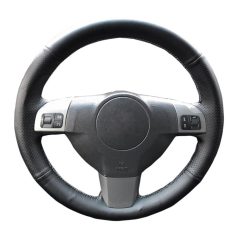   Opel Astra H bőr kormányvédő – méretpontos, varrható kivitel fekete
