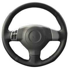   Suzuki Swift bőr kormányvédő – méretpontos, varrható kivitel fekete
